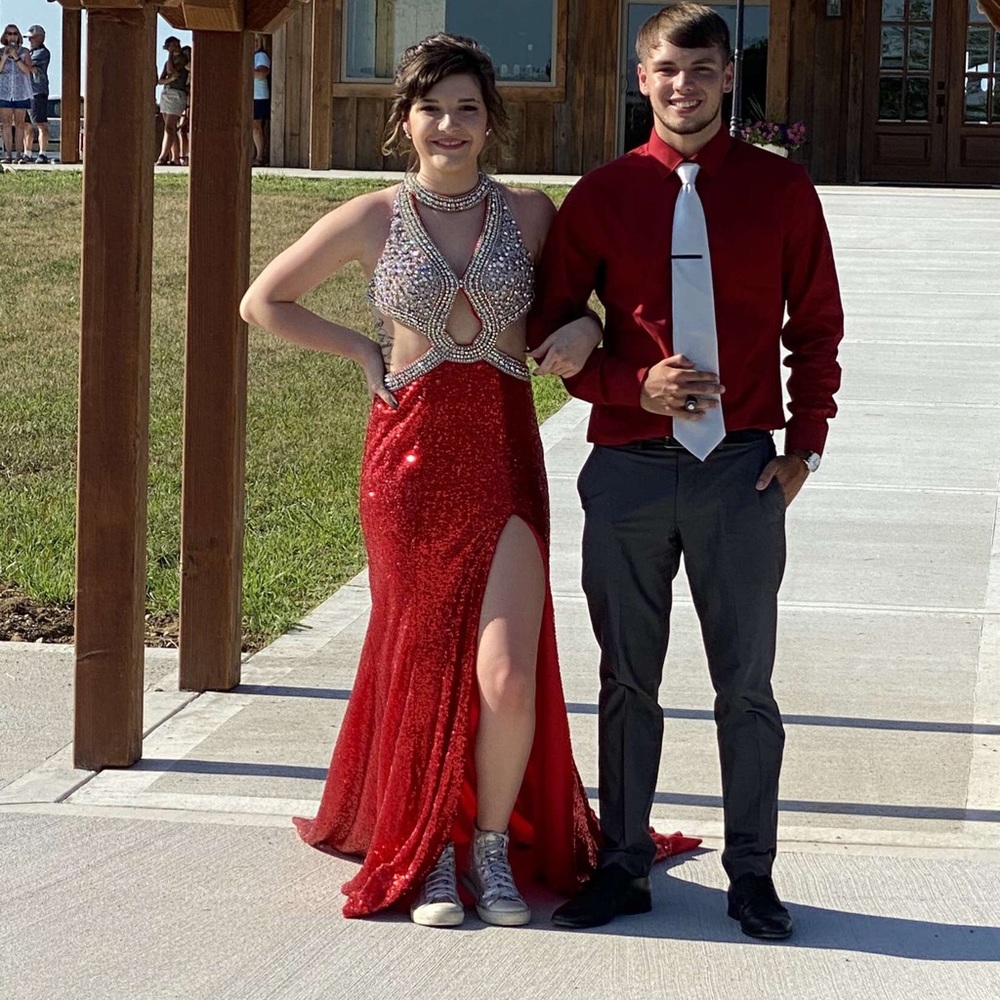 Red Prom Dress - Picture 3 of 6